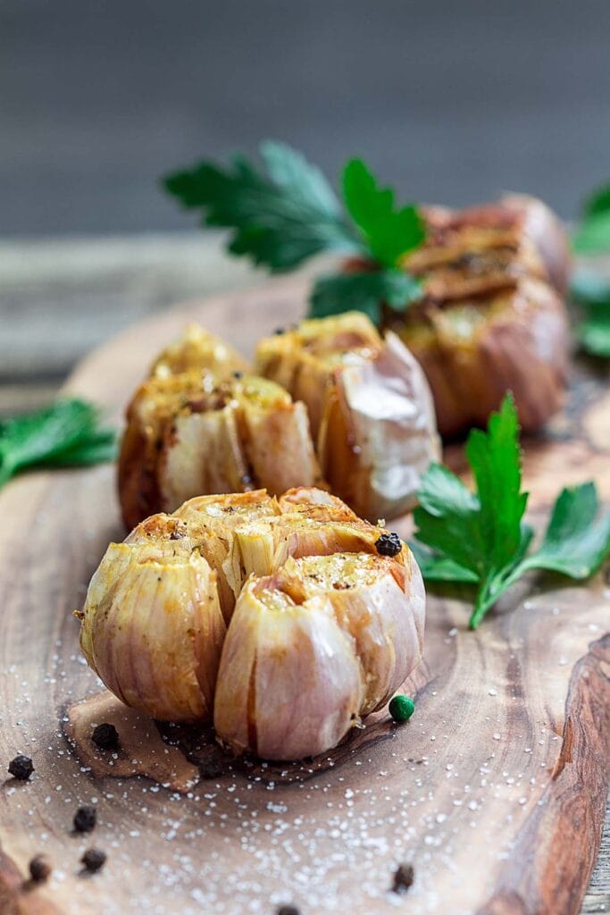 roasted garlic.