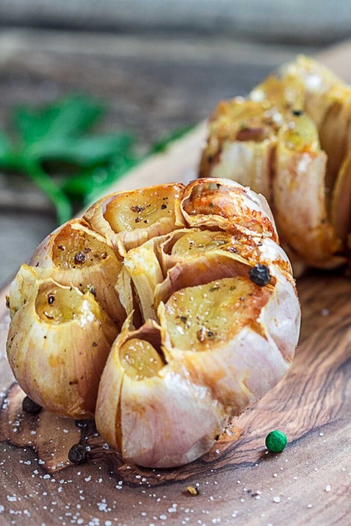 roasted garlic olive oil.