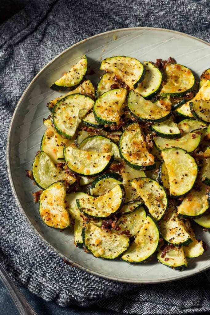 roasted zucchini.