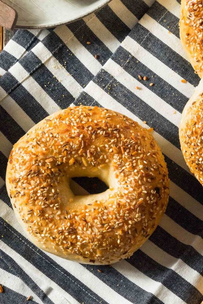 vegan bagel.