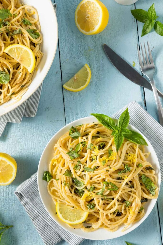 lemon pasta.